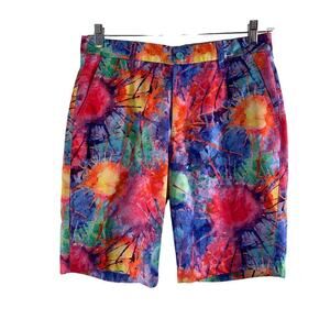 HRESKI Men’s Golf Color Splash Shorts / Size: 32